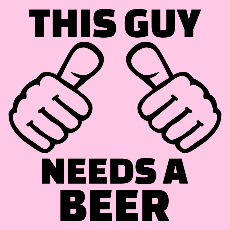 This guy needs a beer