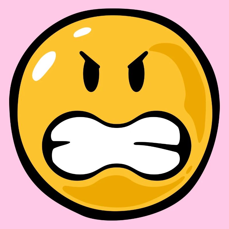 Smiley angry