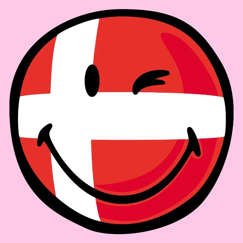 Smiley Flag Denmark
