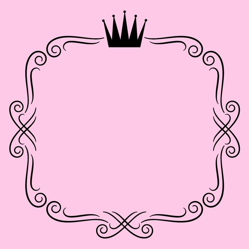 rahmen ornamente krone