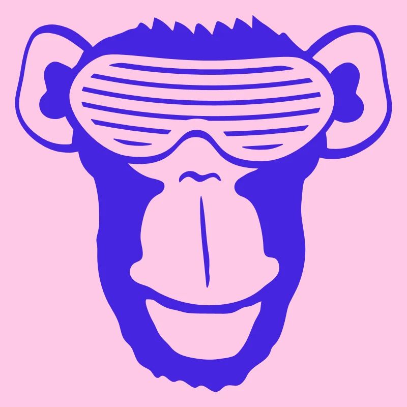 Funky Sunglasses Gorilla Cool Party Monkey Fun