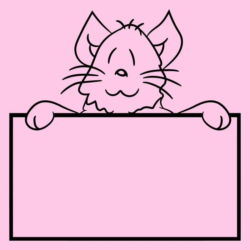 Jolie petite chatte jetant un coup d’œil caché derrière le mur
