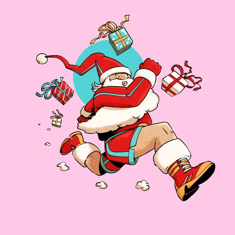 Runner Santa