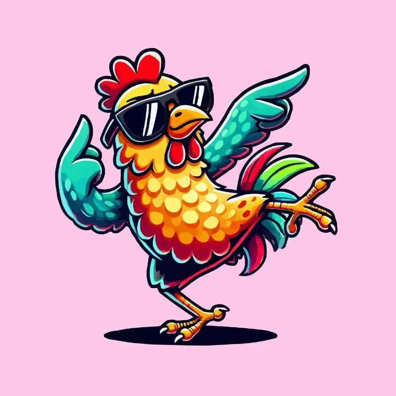 Bande dessinée sur le poulet