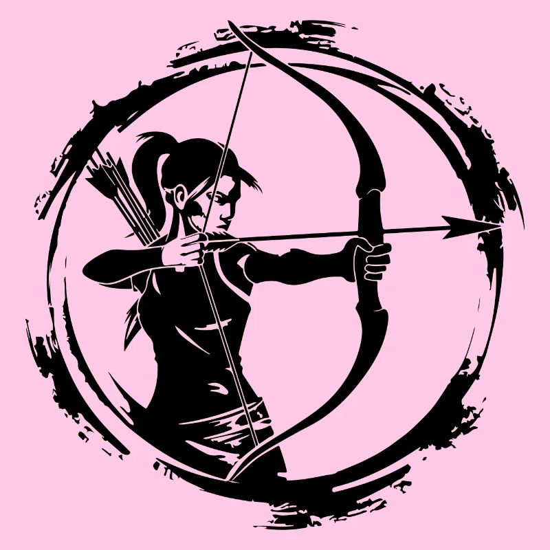 Bogenschießen Silhouette