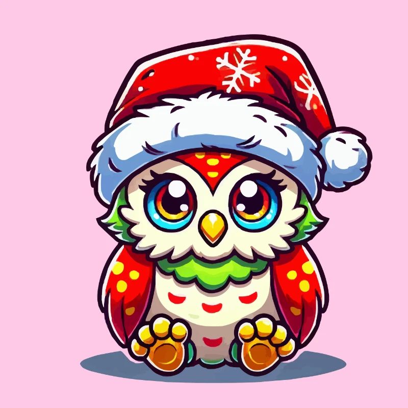 Eule Weihnachten