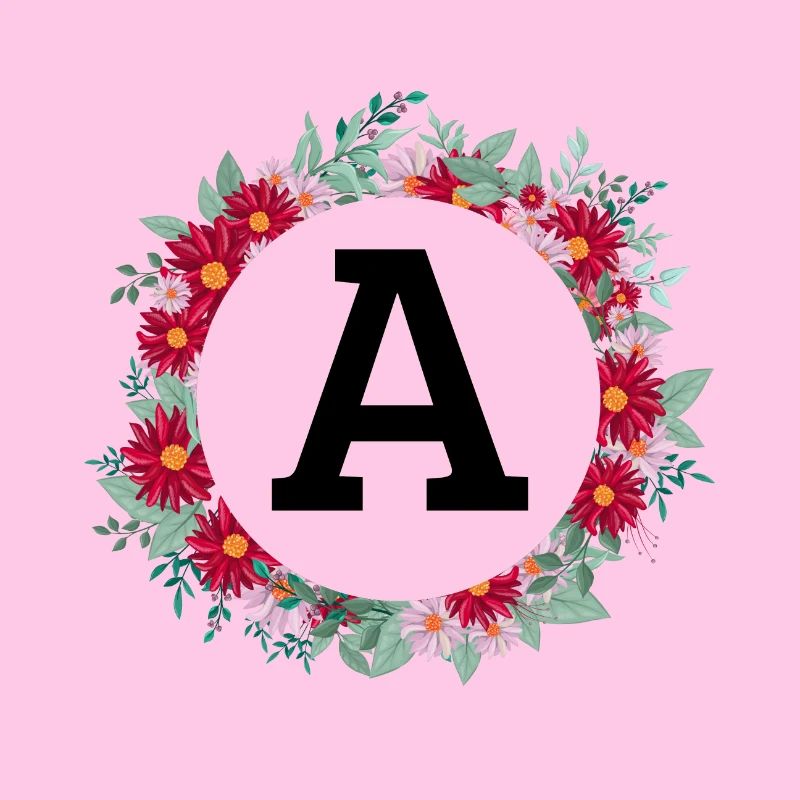 Blumenkrone Buchstabe