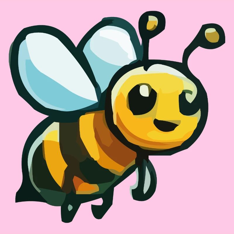 Dessin animé d’abeille