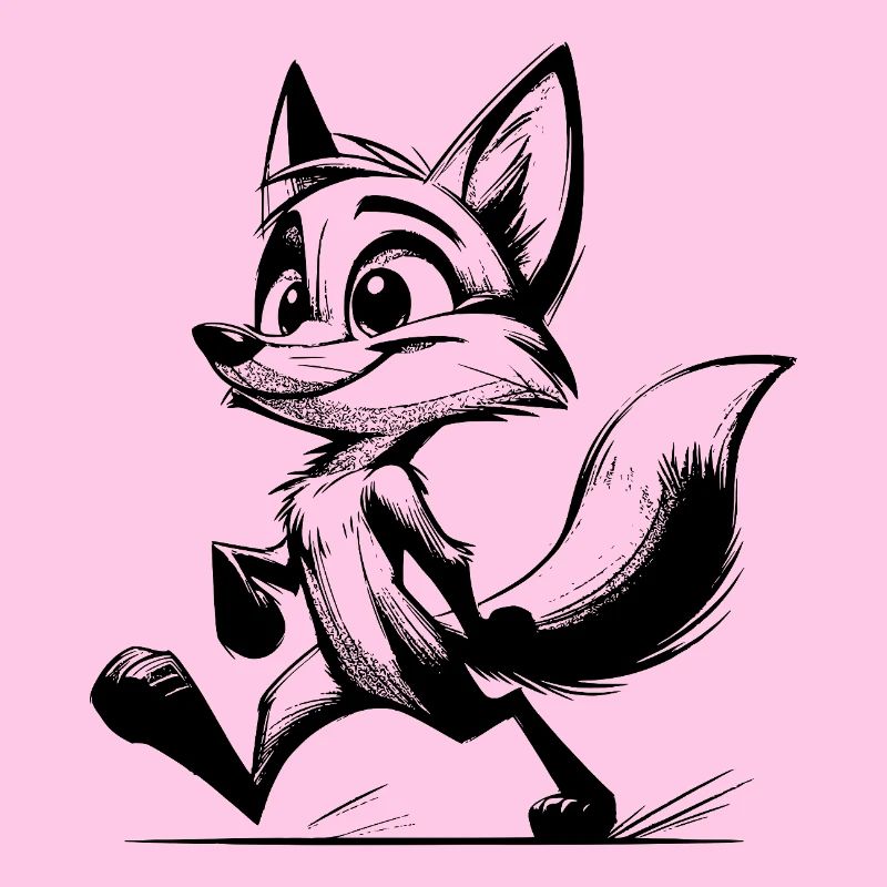 Fox Drawing Sly Fox