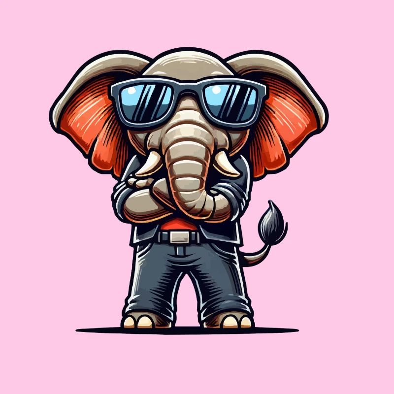 Elephant Comic Sunglasses