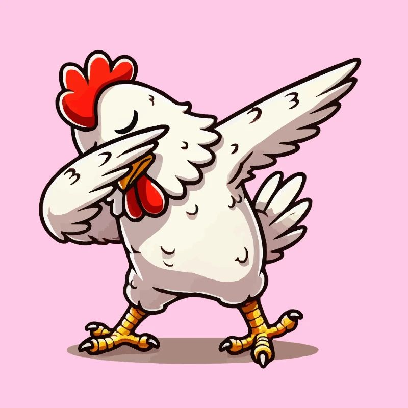 dabbing chicken