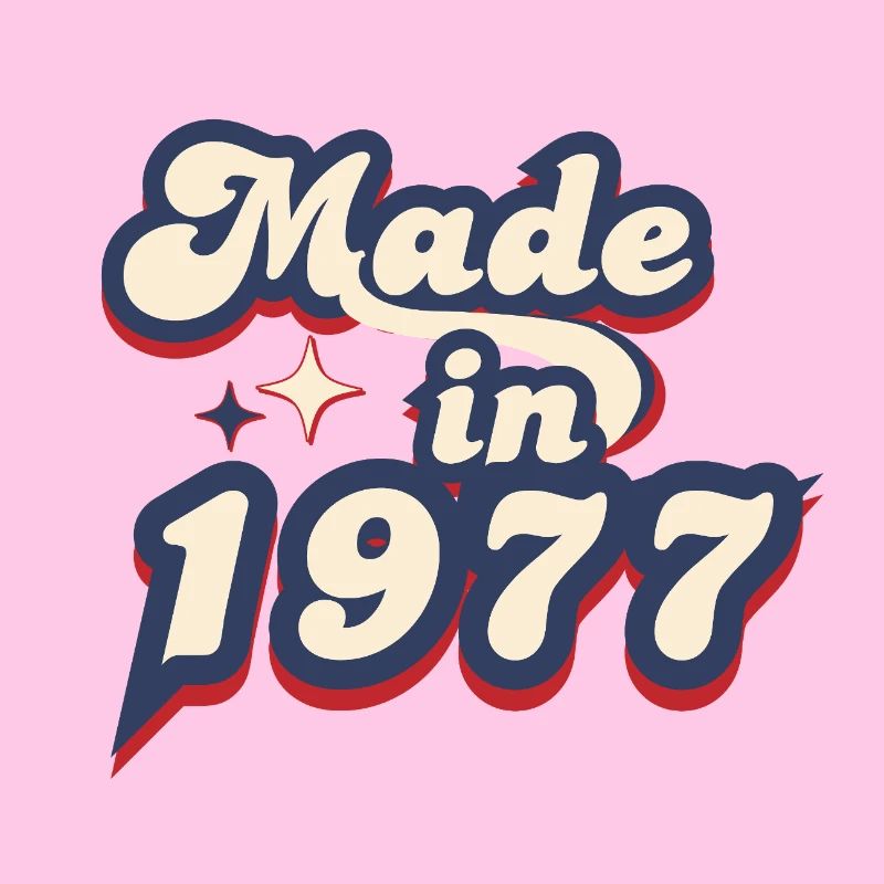 Made in 1977 retro