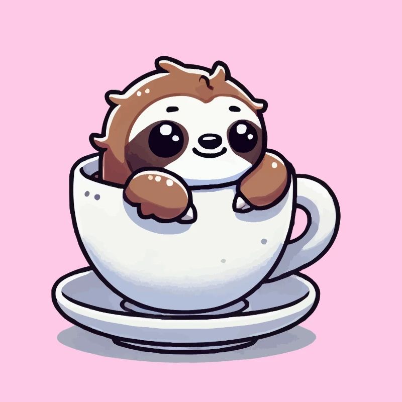 Faultier Kaffeetasse