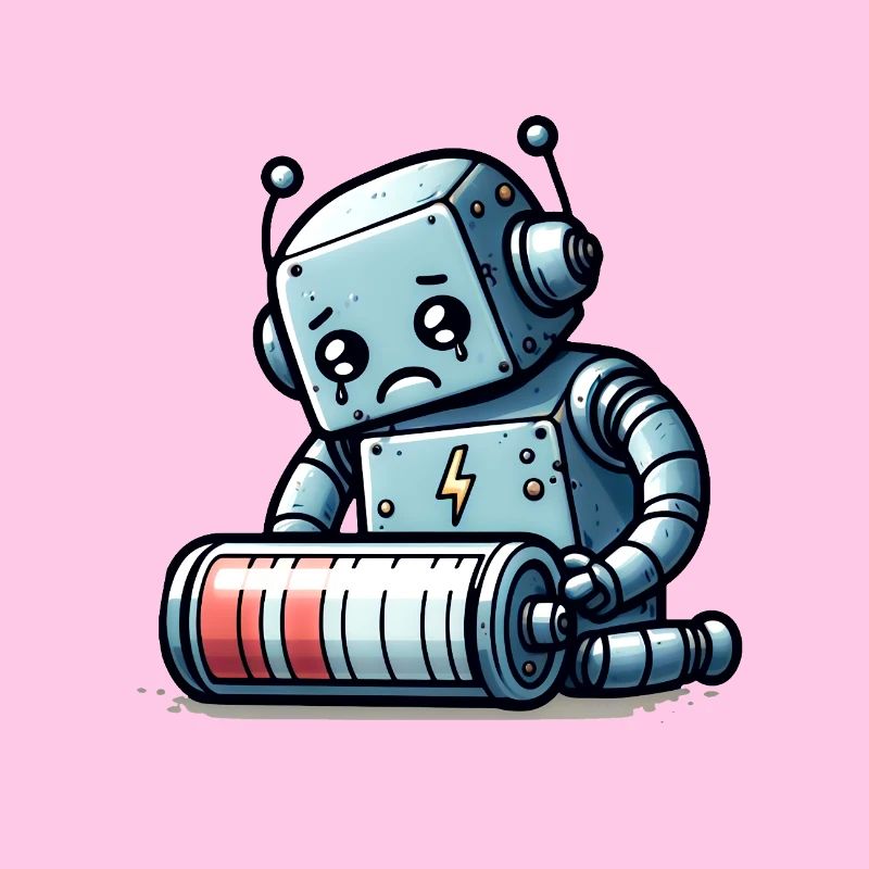 Robot Weak Battery Robo-Problems