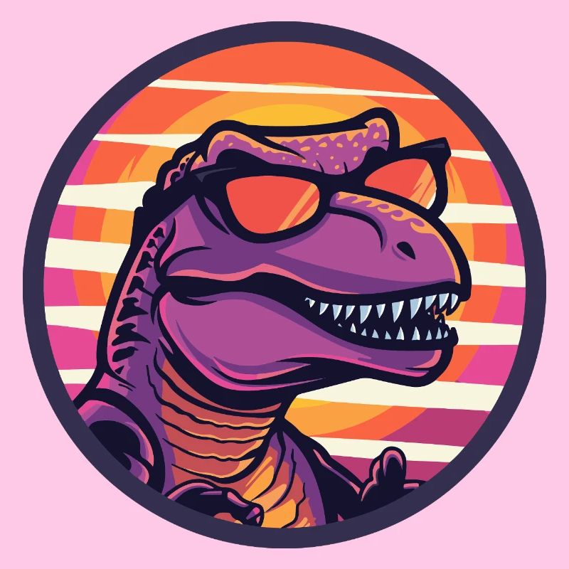 Dinosaurier T-Rex Cool Sommer