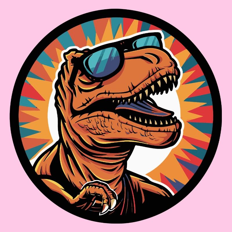 Dinosaurier T-Rex Cool Comic