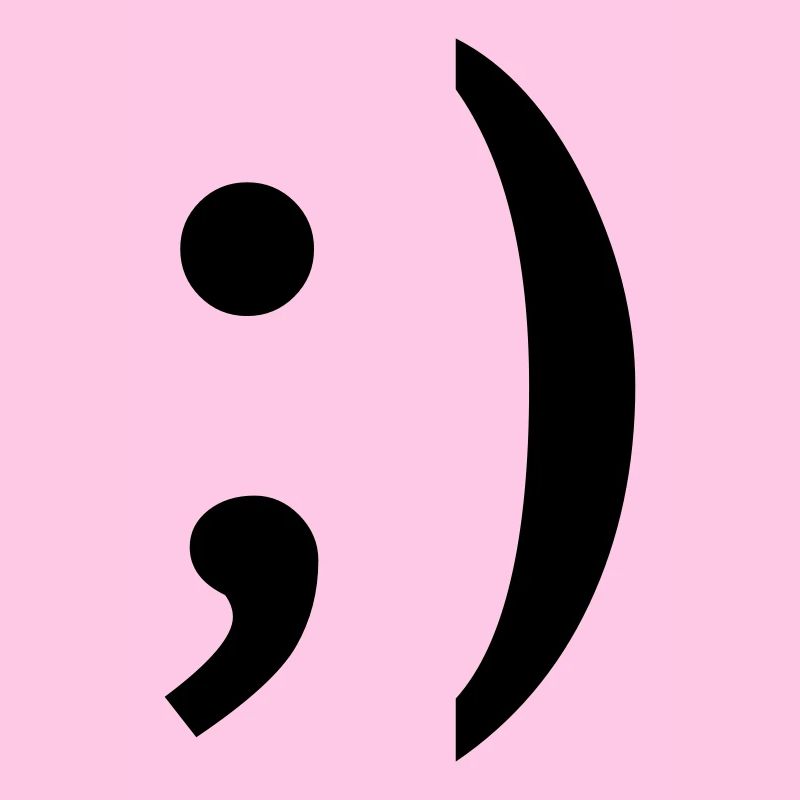 ;) smiley zwinker