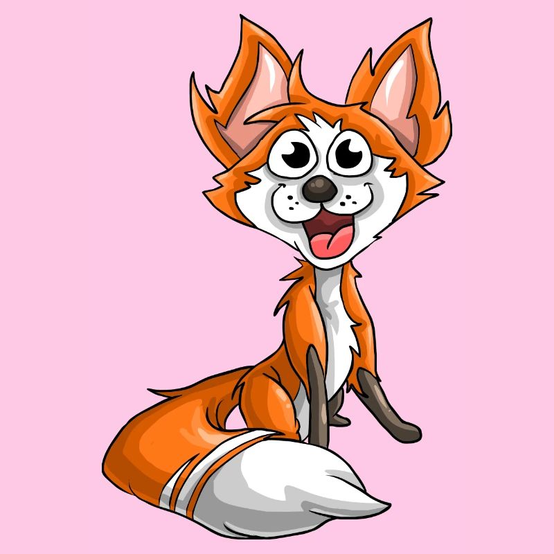 Lachender Fuchs