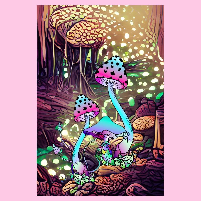 Magic Mushroom Landscape artwork