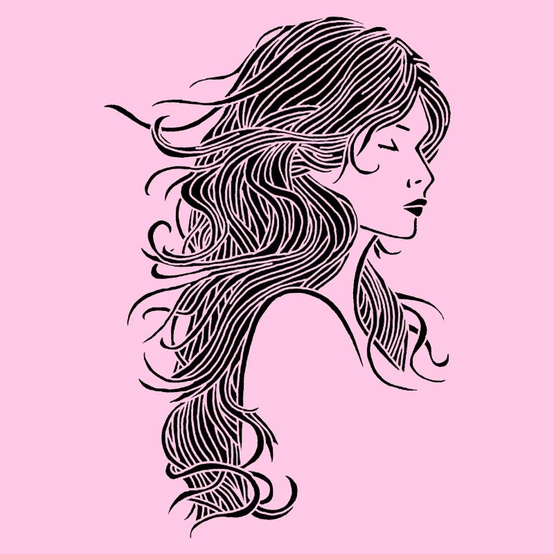 Schwarzhaariges Mädchen