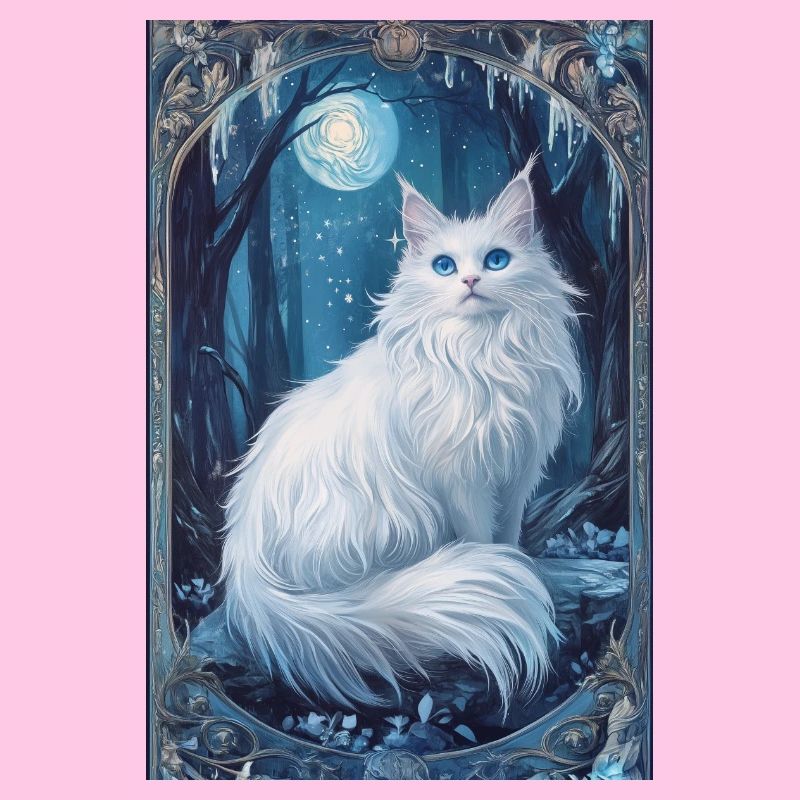 Cloudtail Cloud Tail Beau chat blanc hiver