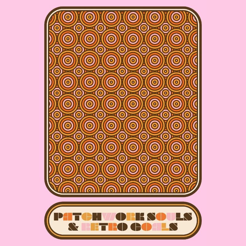 Patchwork Souls & Retro Goals – 70s Pattern