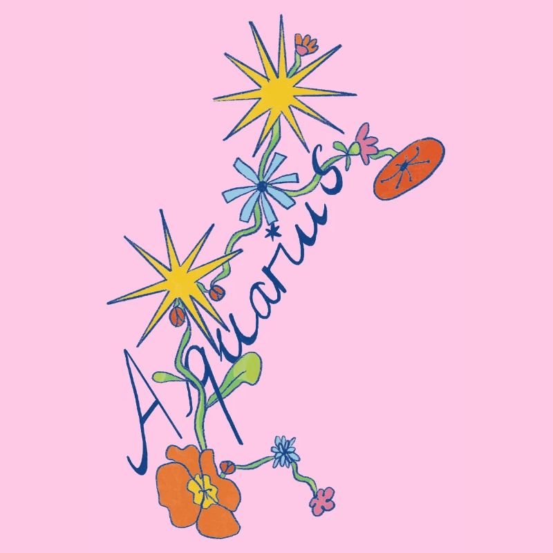 Aquarius – Creative Zodiac Illustration