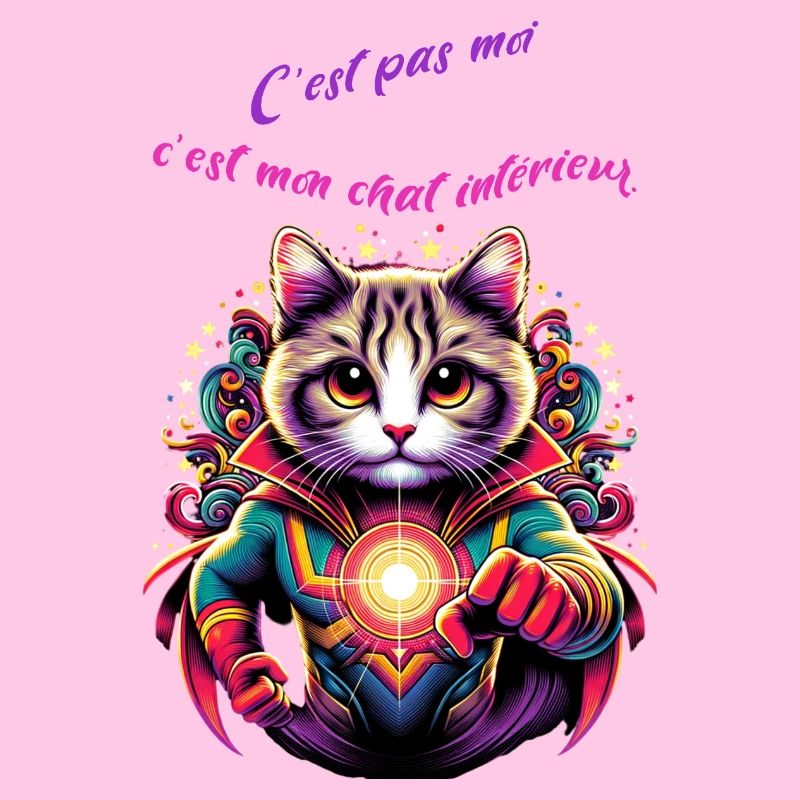 C’ est pas moi c est mon chat interieur