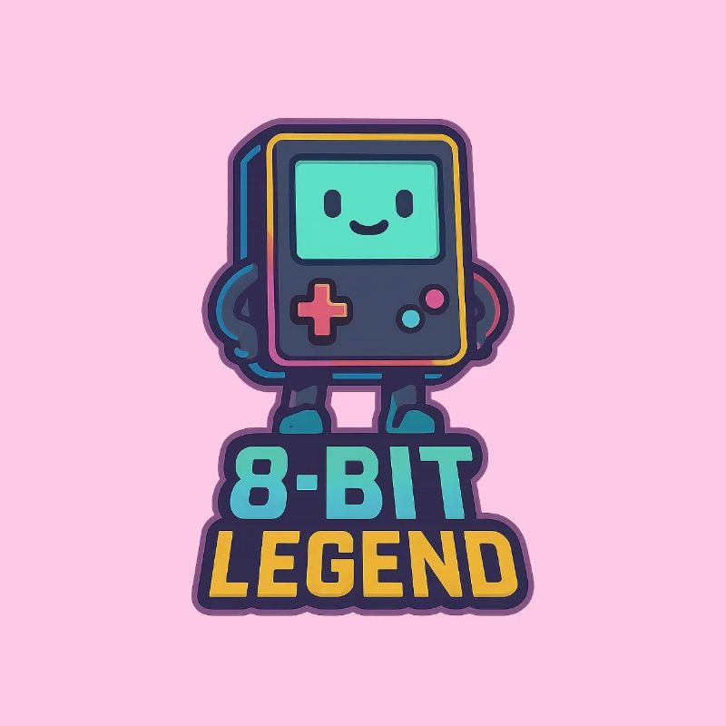 Personnage de jeu rétro Legend 8 bits