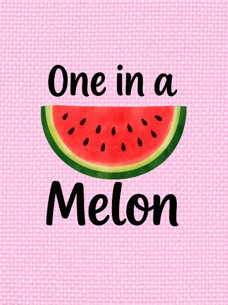 Wassermelonen-Design mit Humor