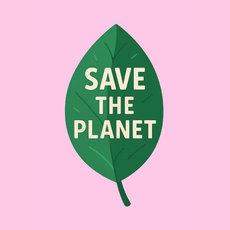 Öko-Leaf Save the Planet Design