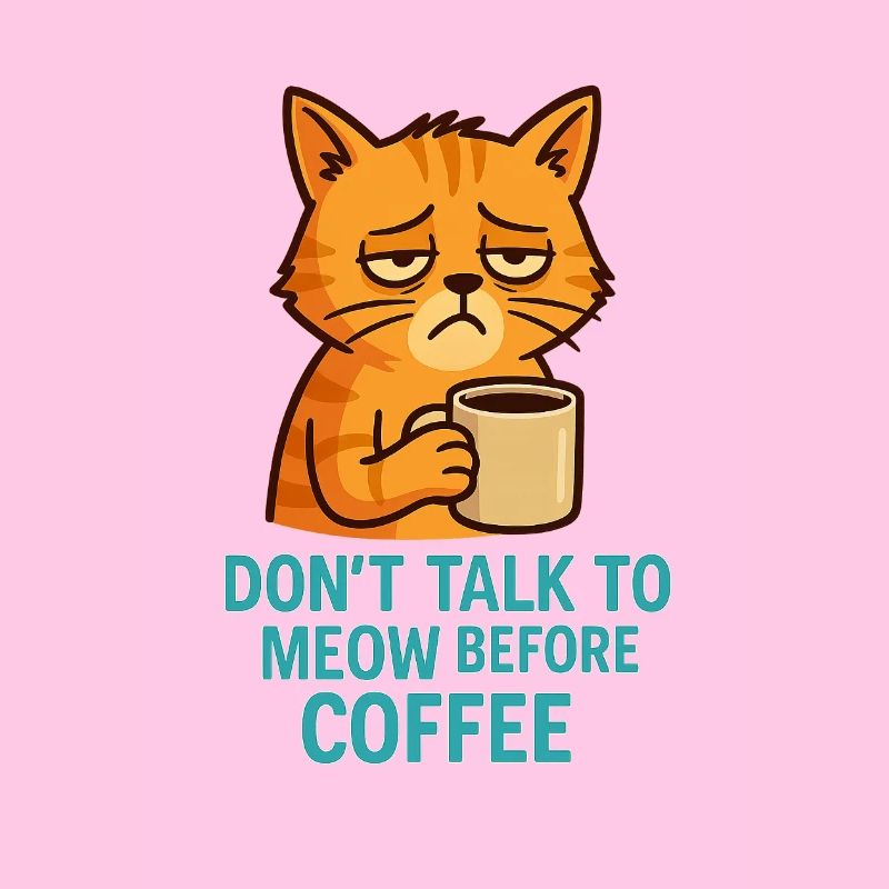 Grummelkat Kaffee Spruch