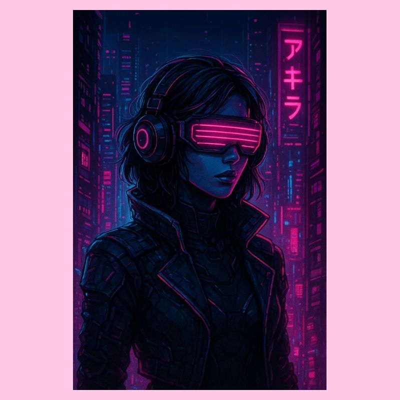 Cyberpunk Neon Pilot