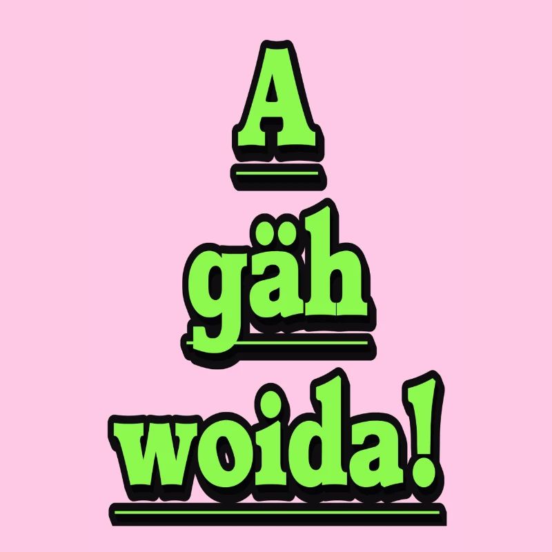 Neon-Typo Stapeldesign