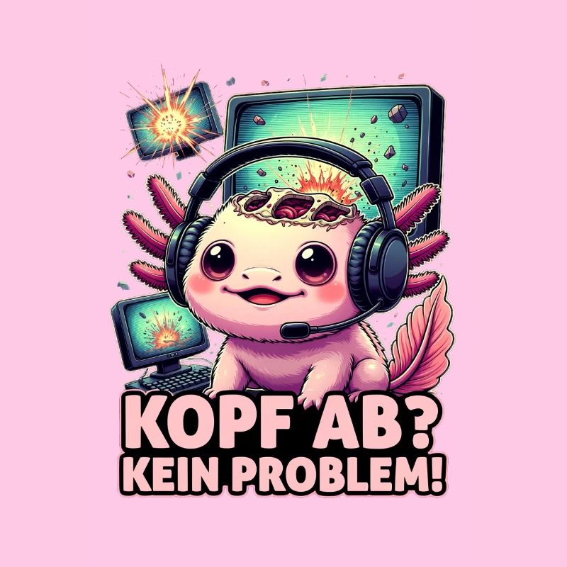 Gamer Ozelot mit Headset