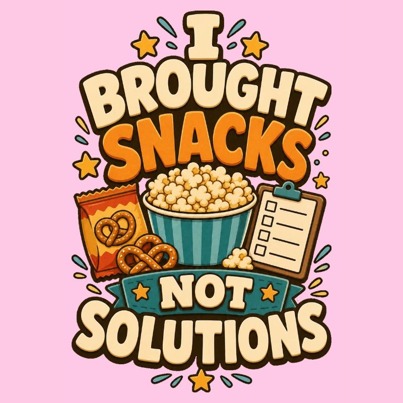 I Brought Snacks Not Solutions