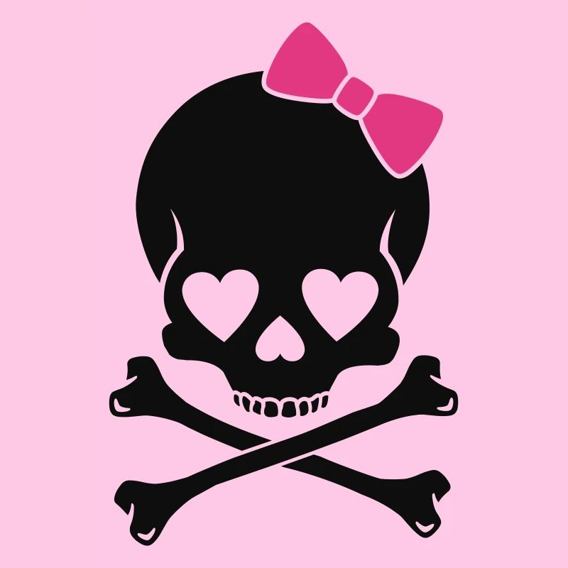 Mädchen Totenkopf