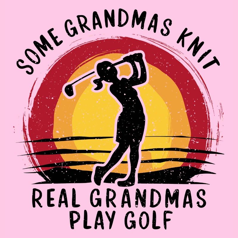 Golfende Großmutter – echte Power!