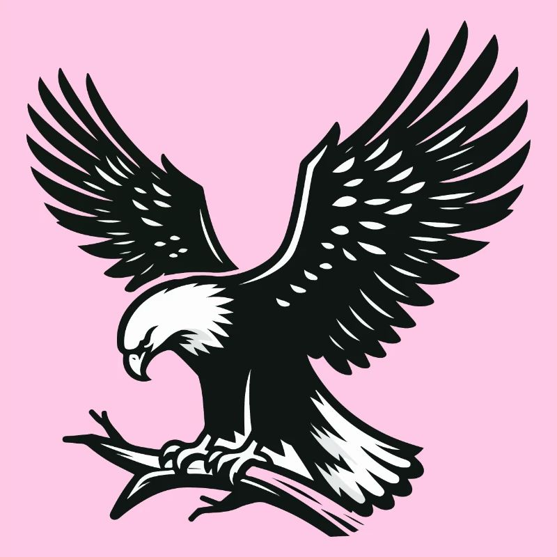 Aigle sur la branche