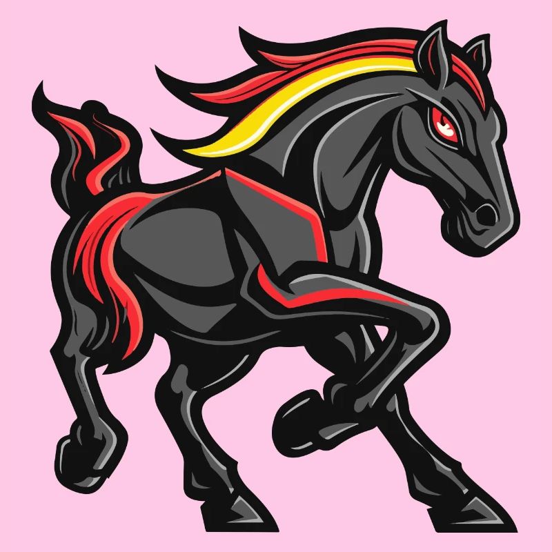 Bande dessinée de cheval