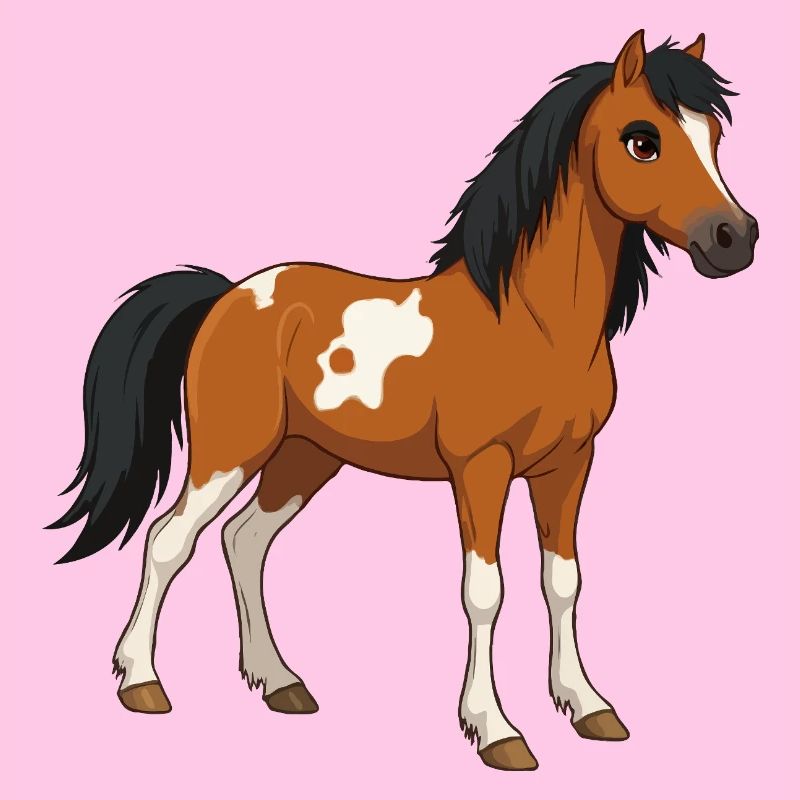 Pferd klein echt