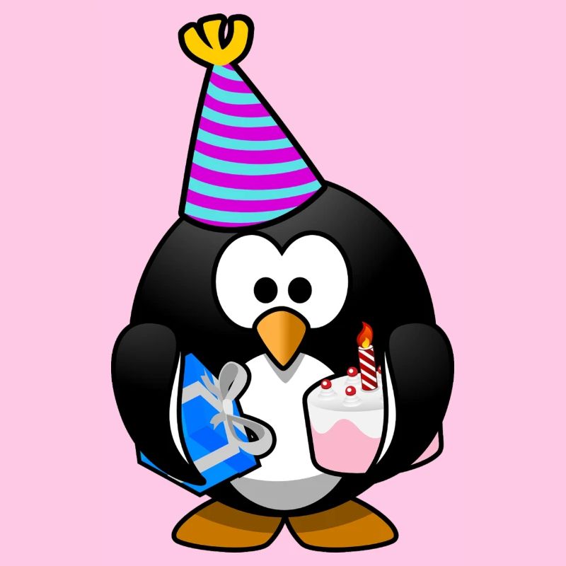 Geburtstag Pinguin