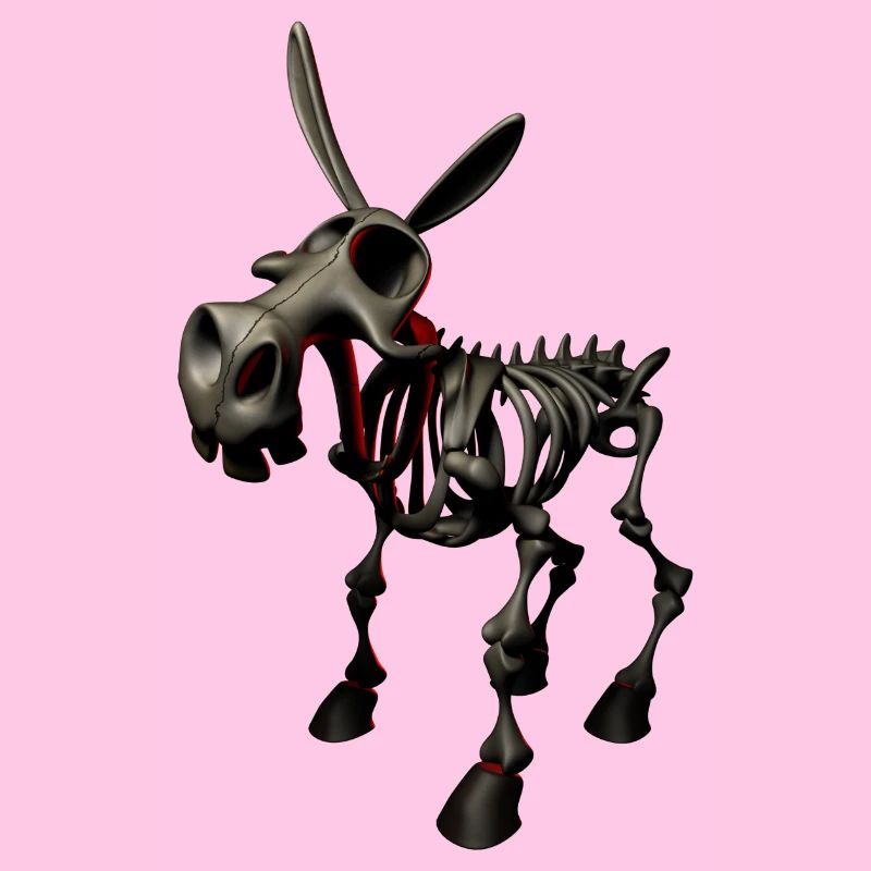 Dens âne - âne de l'enfer