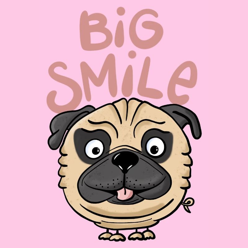 Mops Big Smile