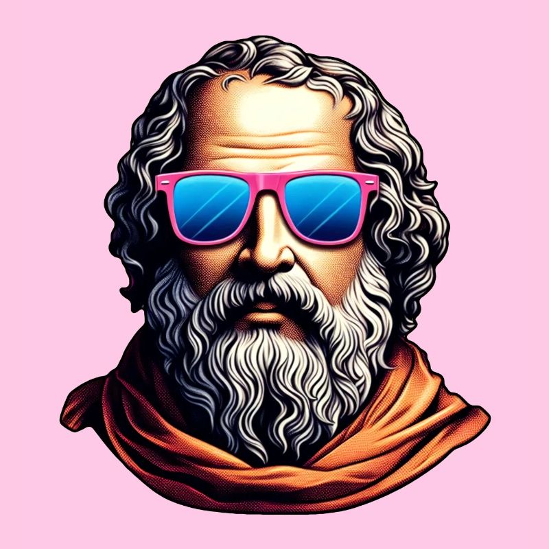 Retro Philosopher Bust