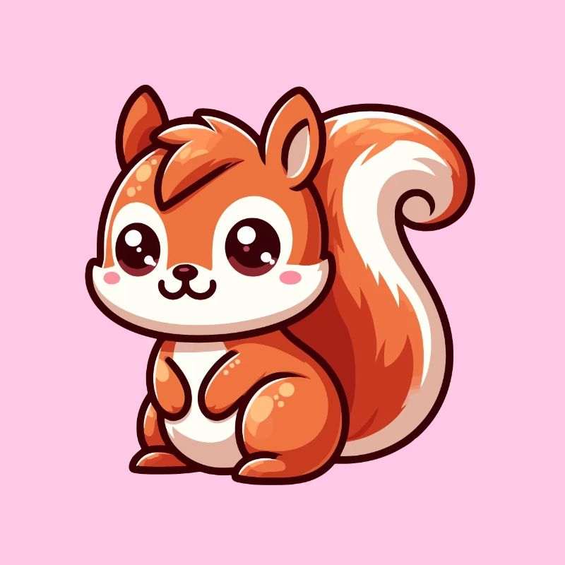 Kleines süßes Eichhörnchen