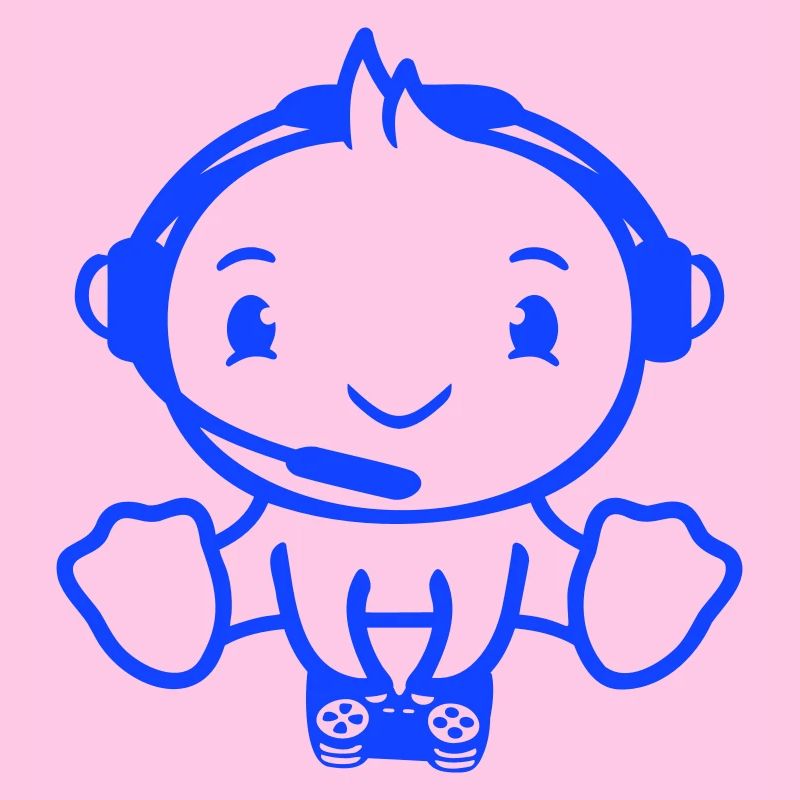 Bird Playing Gamer Nerd Console Headset Controller