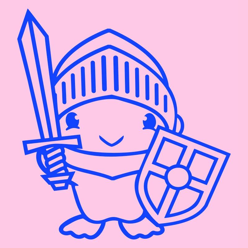 Duck Knight Armor Sword Shield Helmet Fighter