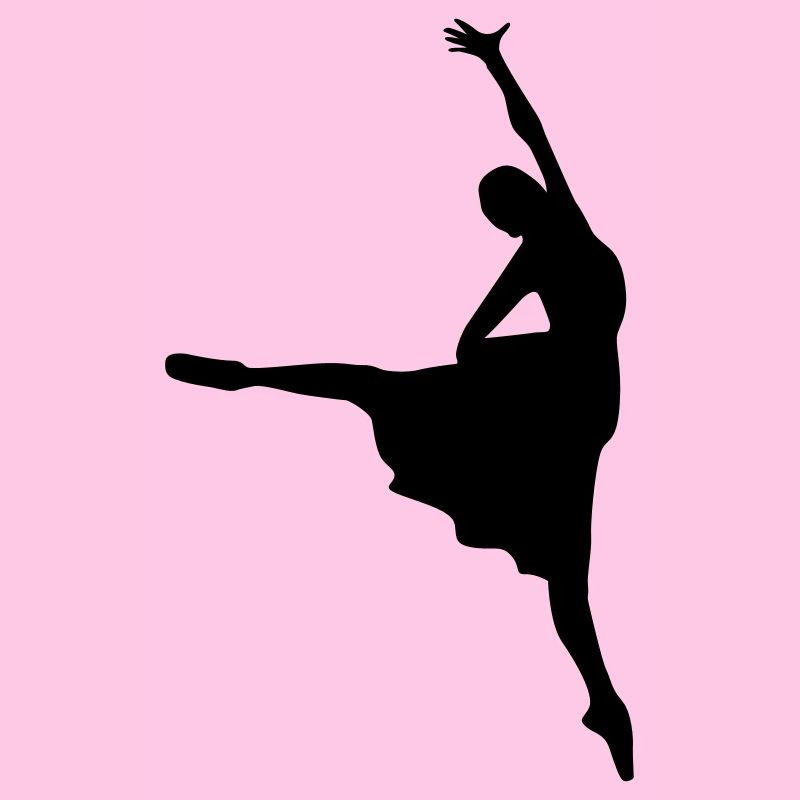 Vector Ballet dancer Silhouette