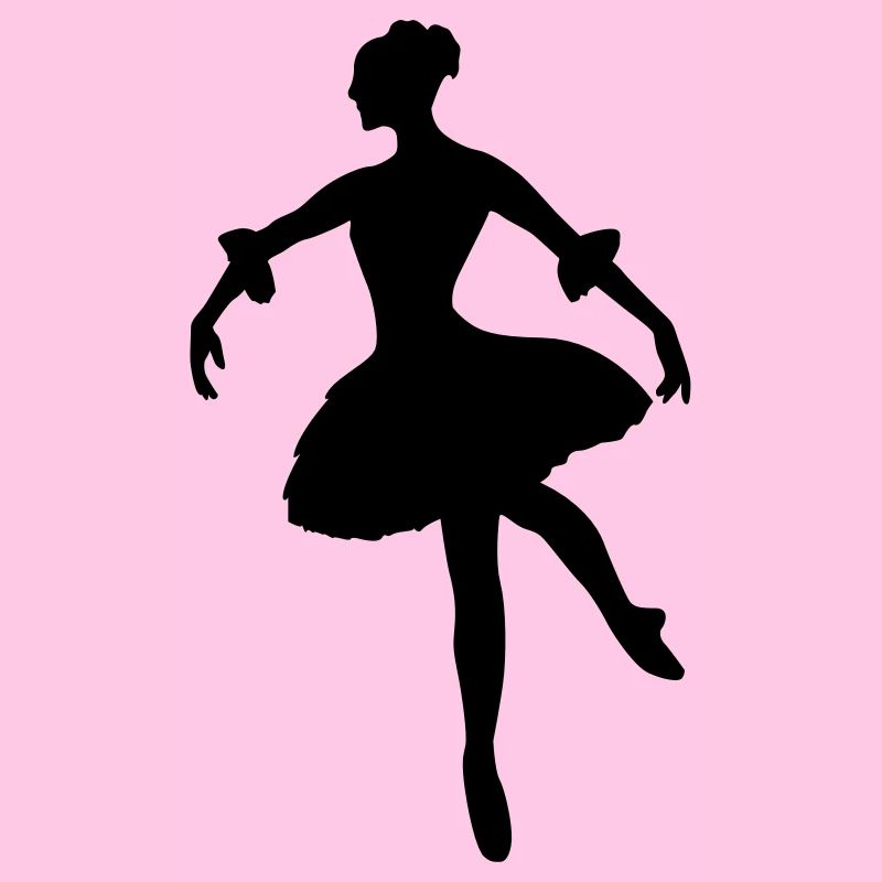 Vector Ballet dancer Silhouette